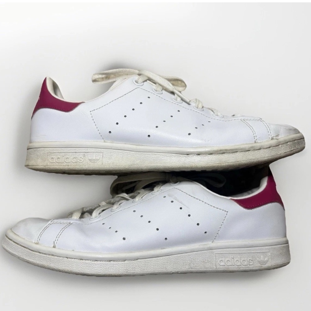 ADIDAS Originals STAN SMITH Retro‎ Pink & White Sneakers Women’s US 7.5 - Picture 4 of 9